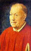 Jan Van Eyck Portrait of Cardinal Niccolo Albergati oil painting on canvas